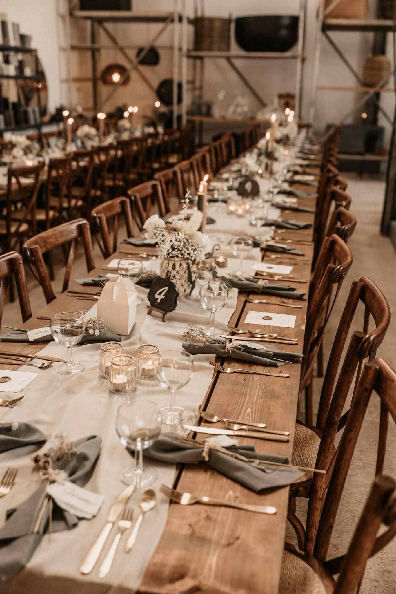 Stimmungsvolle Beleuchtung am Abend